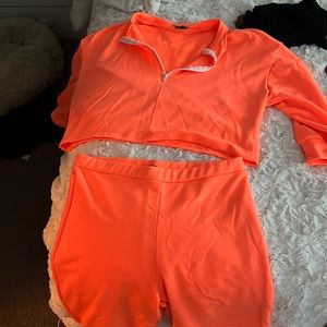 Biker short set